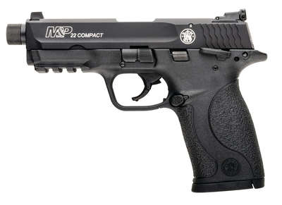 Handguns Smith&Wesson M&P 22LR S&W M&P 22LR 3.6" BLK 10RD W/ADPTR